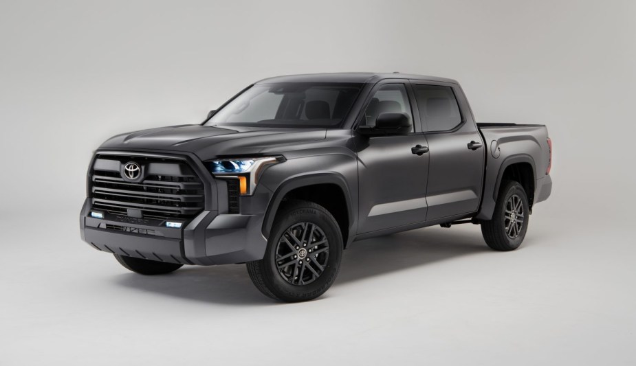 The new appearance package for the 2023 Toyota Tundra full-size pickup truck.