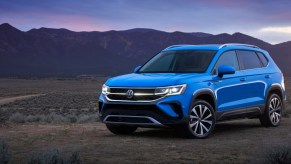 2023 VW Taos in blue