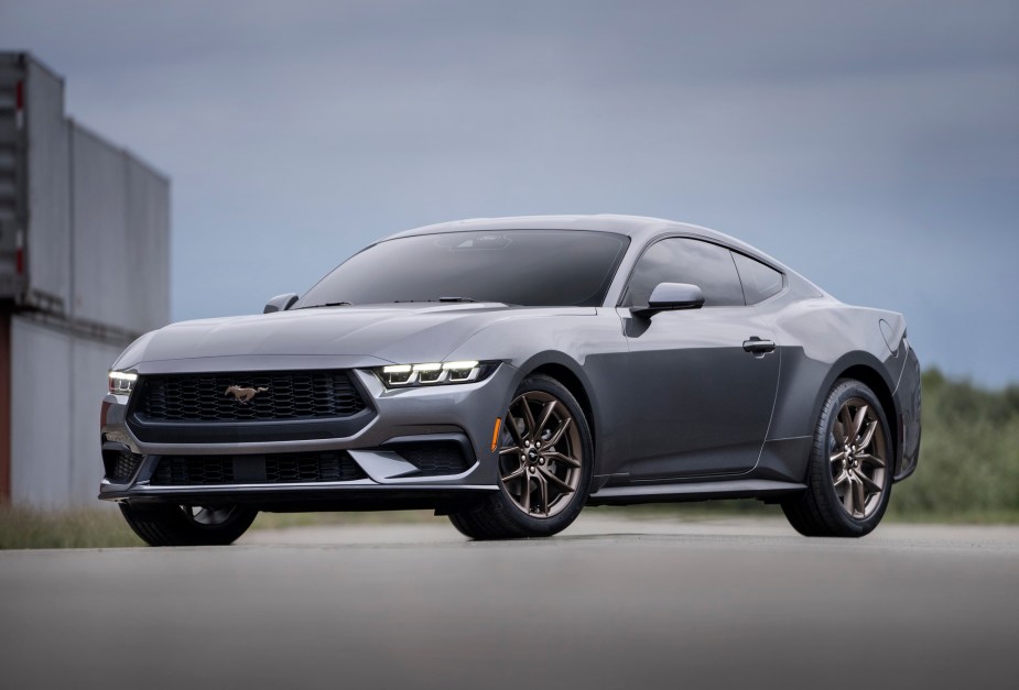 The new 2024 Ford Mustang shares a couple of design cues with the 2023 Chevrolet Camaro.
