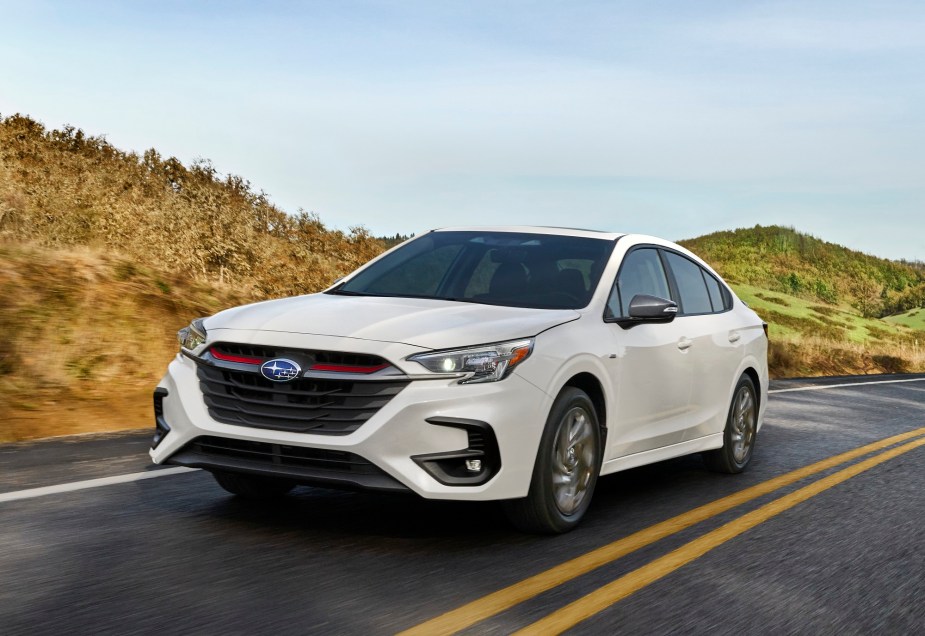 A fully loaded 2023 Subaru Legacy is an AWD alternative to a Honda Civic. 