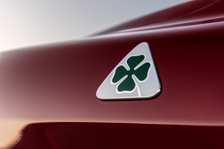 The Quadrifoglio, with its clover badge, is something of a four-door Ferrari.