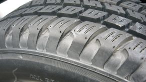 All-season tire tread