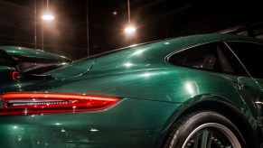 Brush painted Porsche