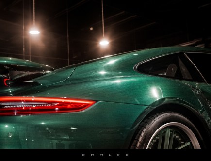 Hand Painted With a Brush: British Racing Green Porsche 911 Turbo