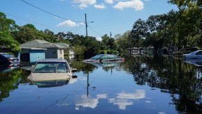 Car damage by flooding