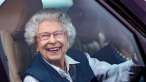Did the queen have a driver's license?