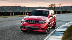 The fastest used SUVs include this Jeep Grand Cherokee Trackhawk