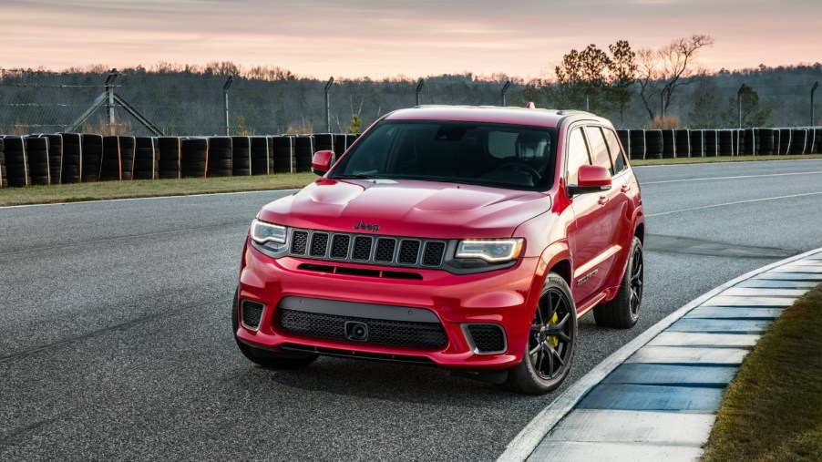 The fastest used SUVs include this Jeep Grand Cherokee Trackhawk
