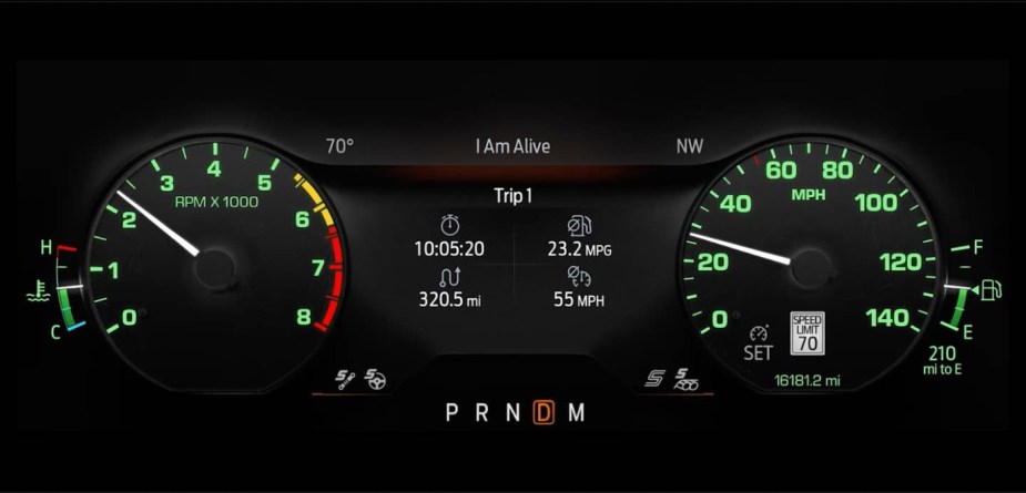 The 2024 Ford Mustang Meets the Fox Body Version in the Digital Gauge