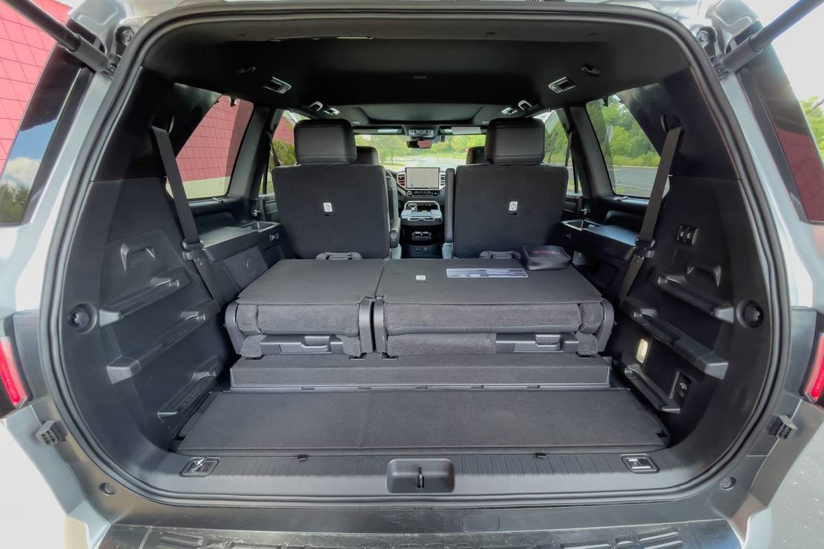 Interior Cargo Space 2023 Toyota Sequoia 