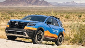 2023 Nissan Pathfinder Rock Creek Edition off-roading