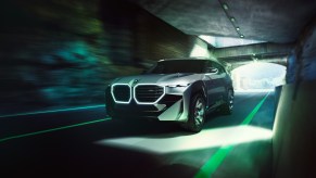 2023 BMW XM in a tunnel