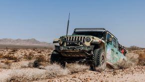 Jeep Gladiator in the Rebelle Rally