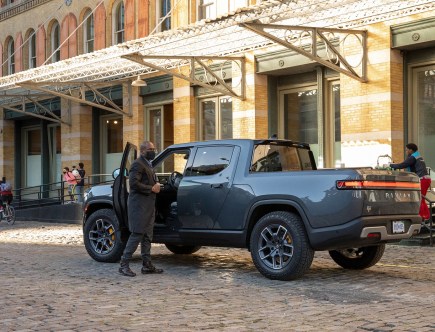 Report: GMC Cribs Rivian Electric Truck Image for Instagram Post About New Sierra EV