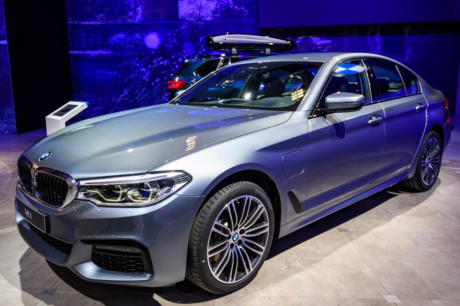 A BMW 5 Series, like a Genesis G70, is a solid used luxury sedan option.