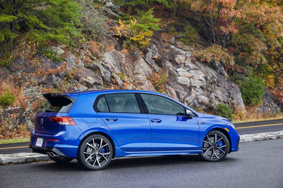 The Volkswagen Golf R, like the BMW M240i xDrive, is an AWD alternative to a BMW M2. 