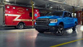 2023 Ram BTS truck with an ambulance