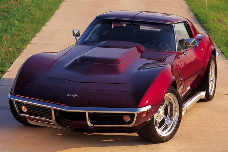 Candy Red 1969 Chevy Corvette Posed