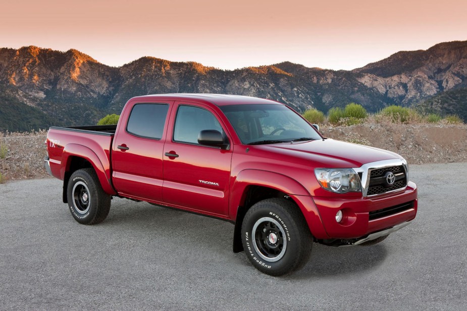 Red 2011 Toyota Tacoma TRD Pro trim. What are the best websites and apps for buying a used car in 2022?