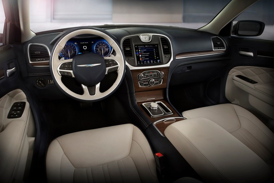 The 2015 300 boasts a handsome and luxurious interior. 