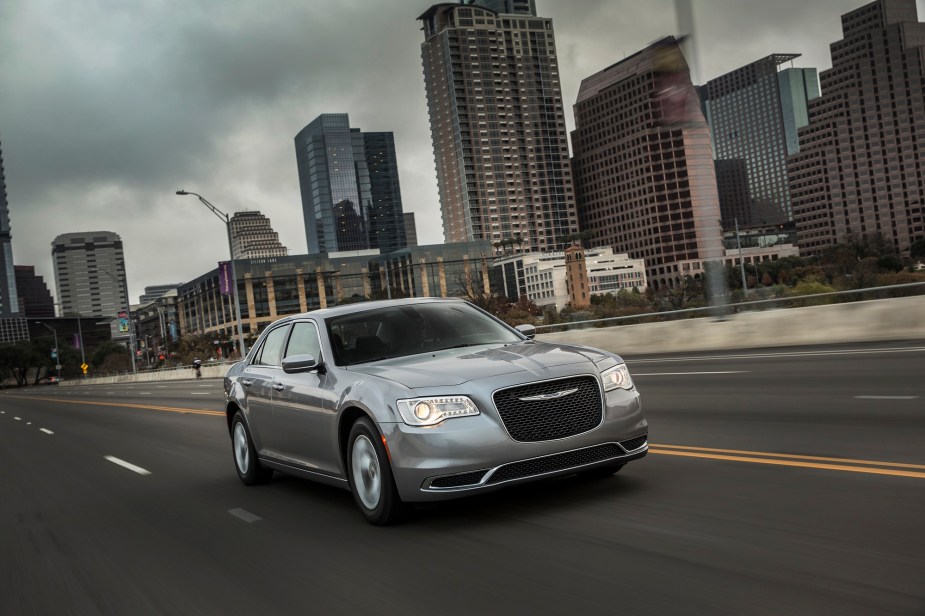 The 2015 Chrysler 300C Platinum is a range-topping used luxury sedan. 