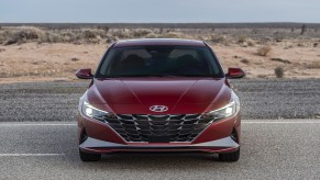 The 2022 Hyundai Elantra Hybrid is a solid match for the 2022 Toyota Corolla Hybrid LE and 2022 Honda Insight.