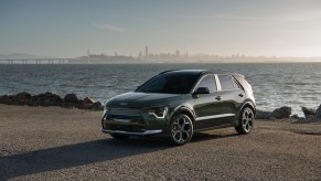 Pictured is the 2023 Kia Niro, one of the most fuel efficient car of 2022