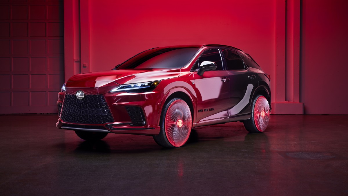 2023 Lexus RX Ruby Red Rims