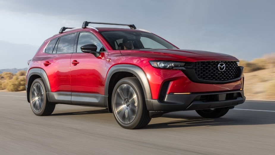 2023 Mazda CX-50 out on the road