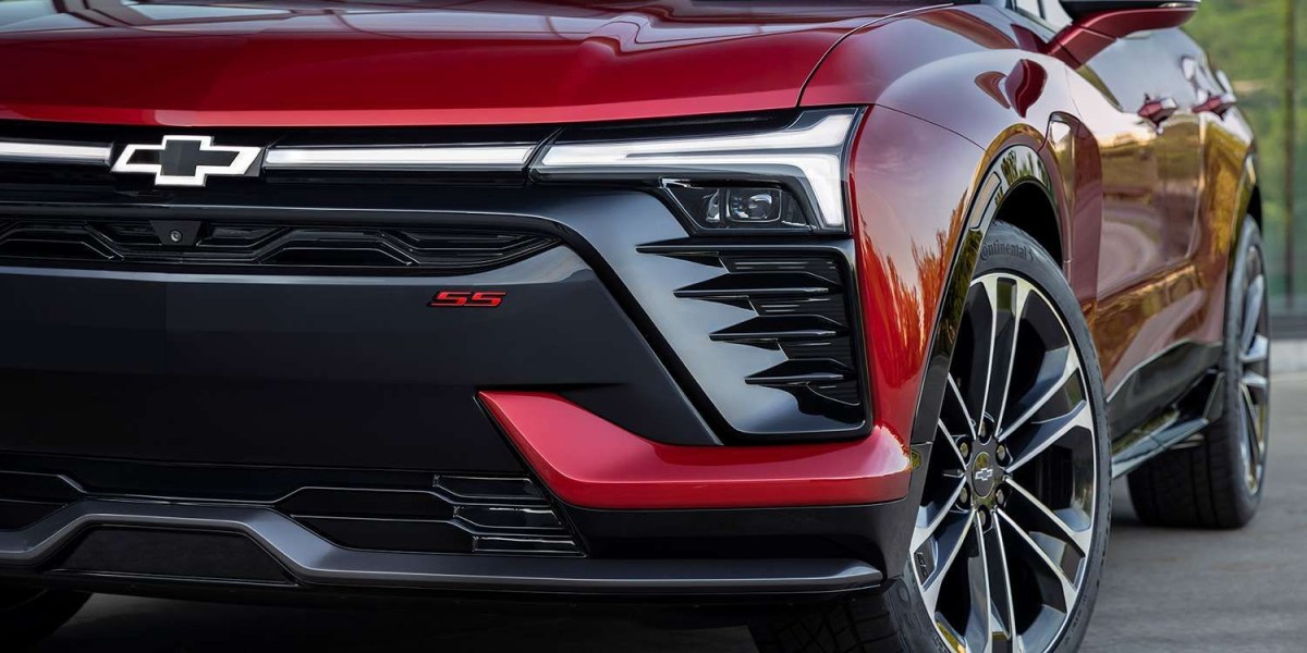 A red 2024 Chevy Blazer EV SS crossover SUV model, why is it sold out?