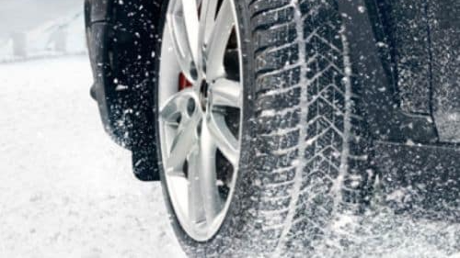 Alfa Romeo Tire in the Snow