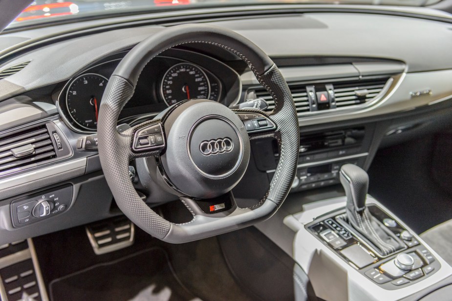 Interior on an Audi A6 Avant