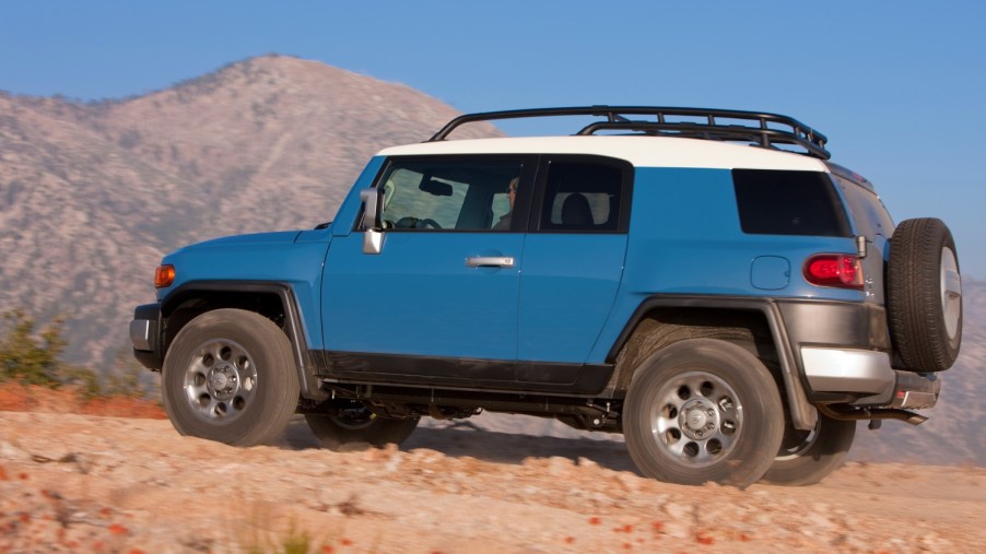 The best used SUVs over $20,000 include this Toyota FJ Cruiser