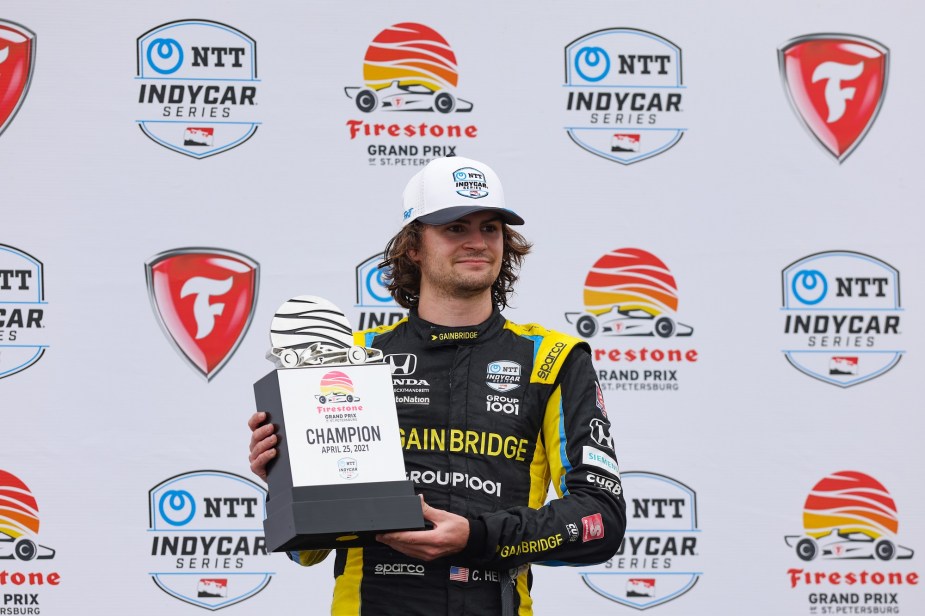 Colton Herta, like Logan Sargeant is a top prospect for an American F1 driver in the future. 