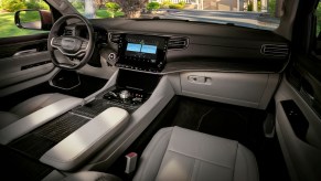 Promo photo of the McIntosh stereo system in the 2023 Jeep Grand Wagoneer.