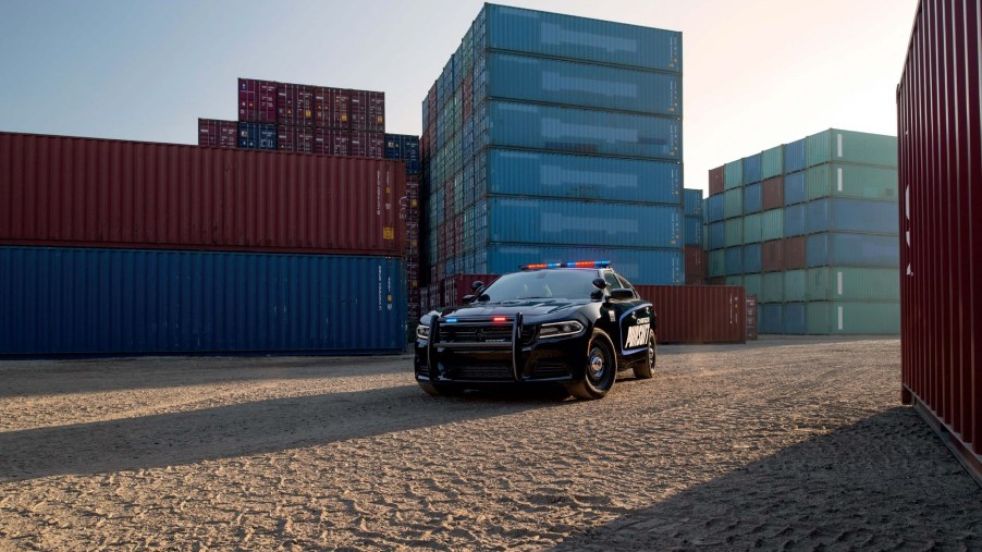 The Dodge Charger police units prove that cops can use V6 Chargers and V8 Chargers.