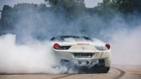 A Ferrari 458 isn't fast enough to outsprint the C8 Corvette.