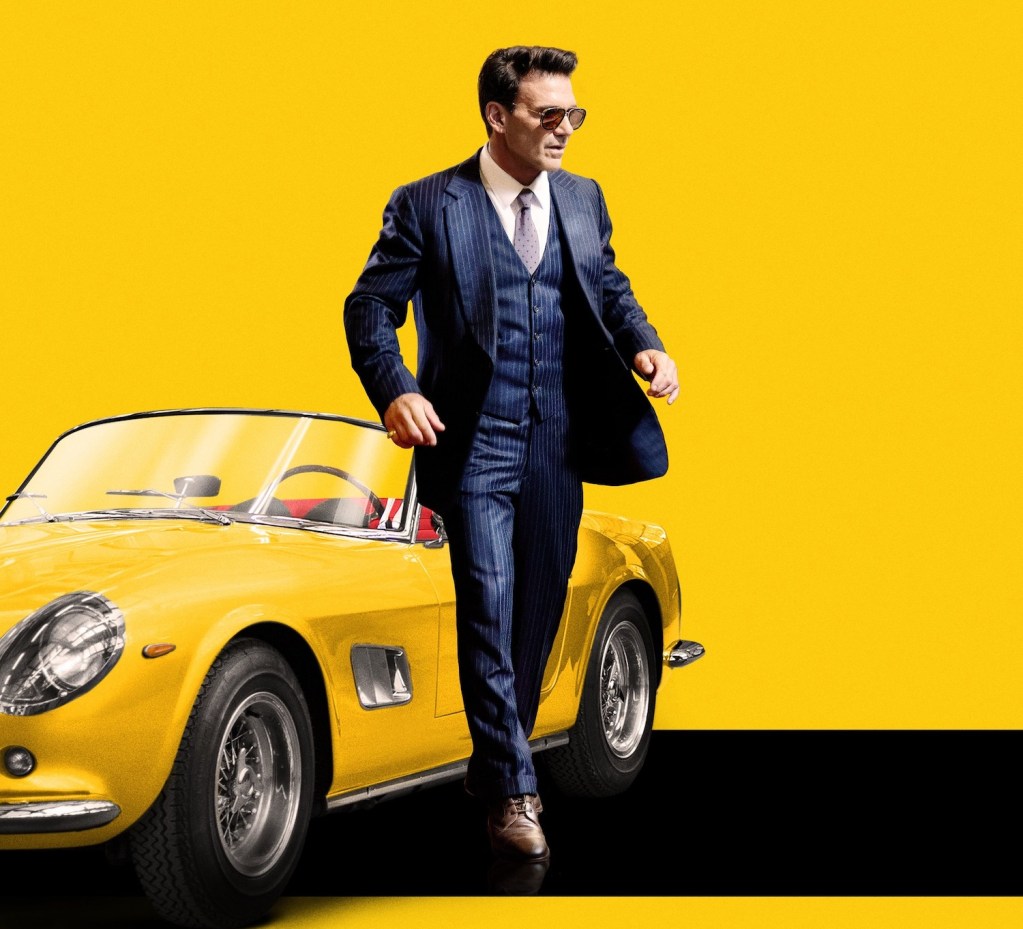 Why is Driving a Ferrari in the Poster for the Frank Grillo
