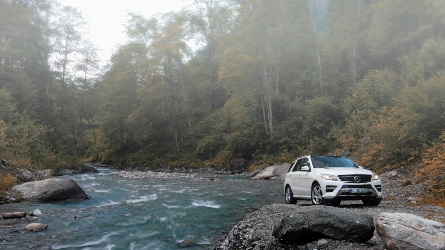 Luxury midsize SUVs from 2012 include this Mercedes-Benz ML350