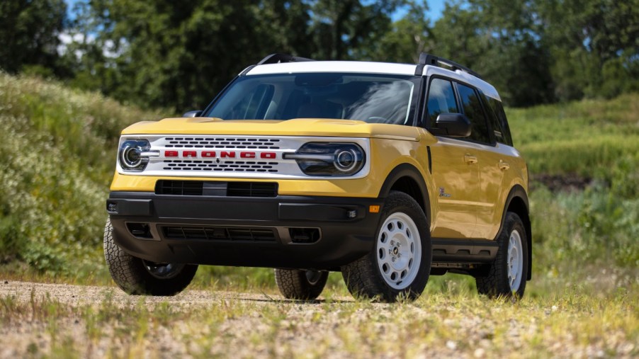These SUVs lost Consumer Reports' recommendation, like this 2023 Ford Bronco Sport