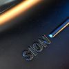 Badging for the Sion solar electric vehicle (SEV) from Sono Motors seen in Munich, Germany