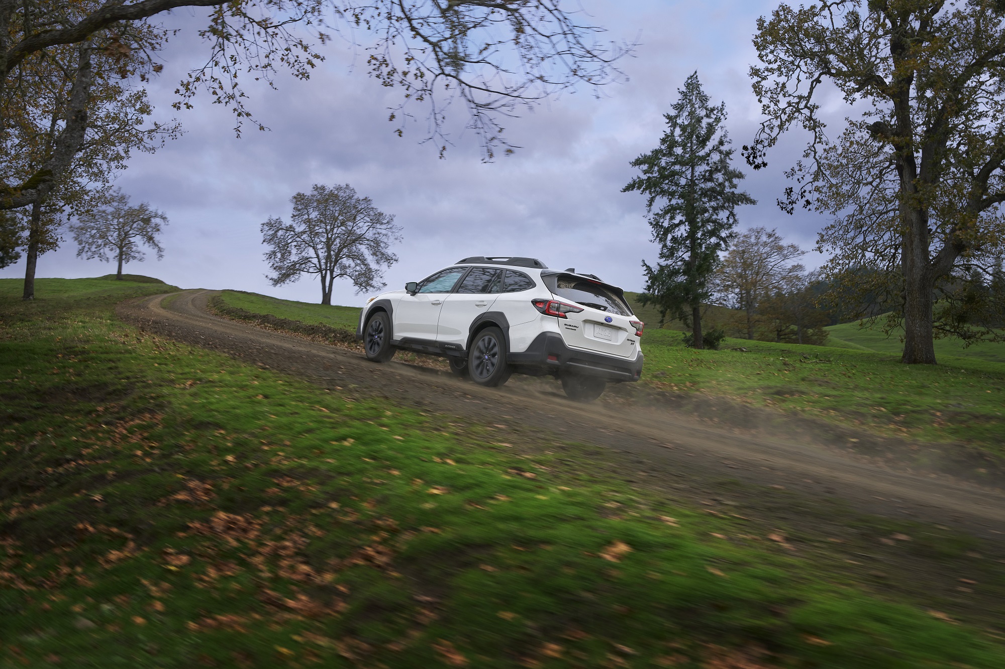 The Subaru Outback, like the BMW X2, is an AWD-equipped option for snow driving.