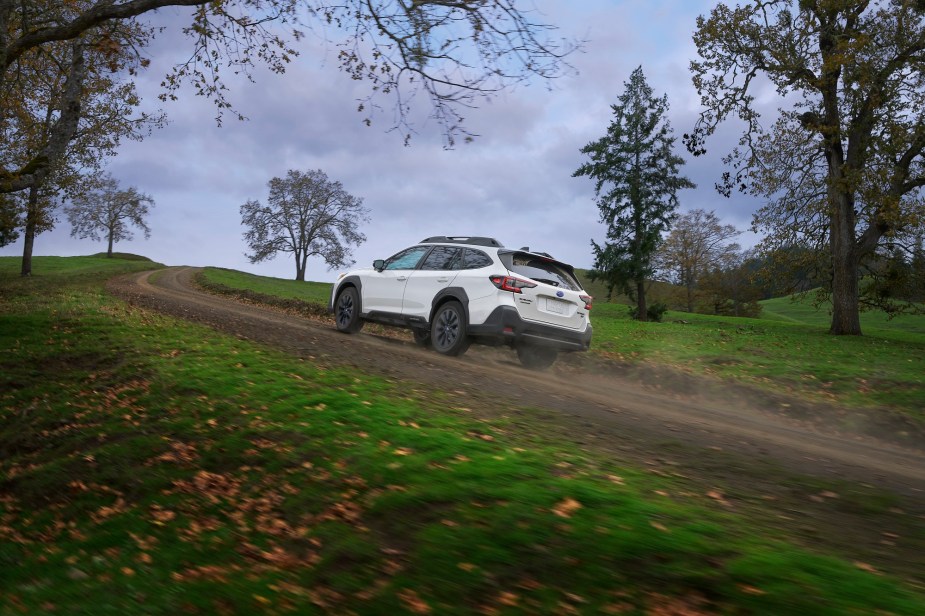 The Subaru Outback, like the BMW X2, is an AWD-equipped option for driving in snow.