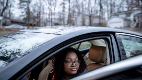 Tamika Arnold Capone pictured in Jonesboro, Arkansas, who was hit by a drunk driver in a car accident in 2011