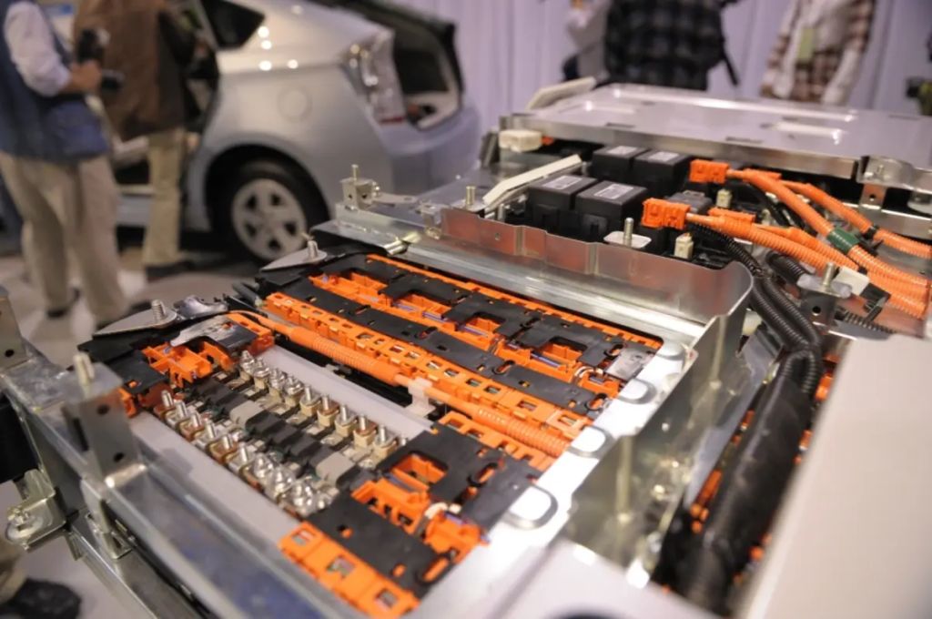 A new Toyota  lithium-ion battery 