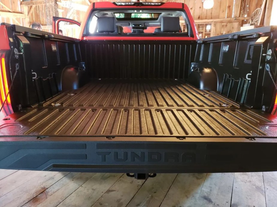 Truck Bed View of the Toyota Tundra