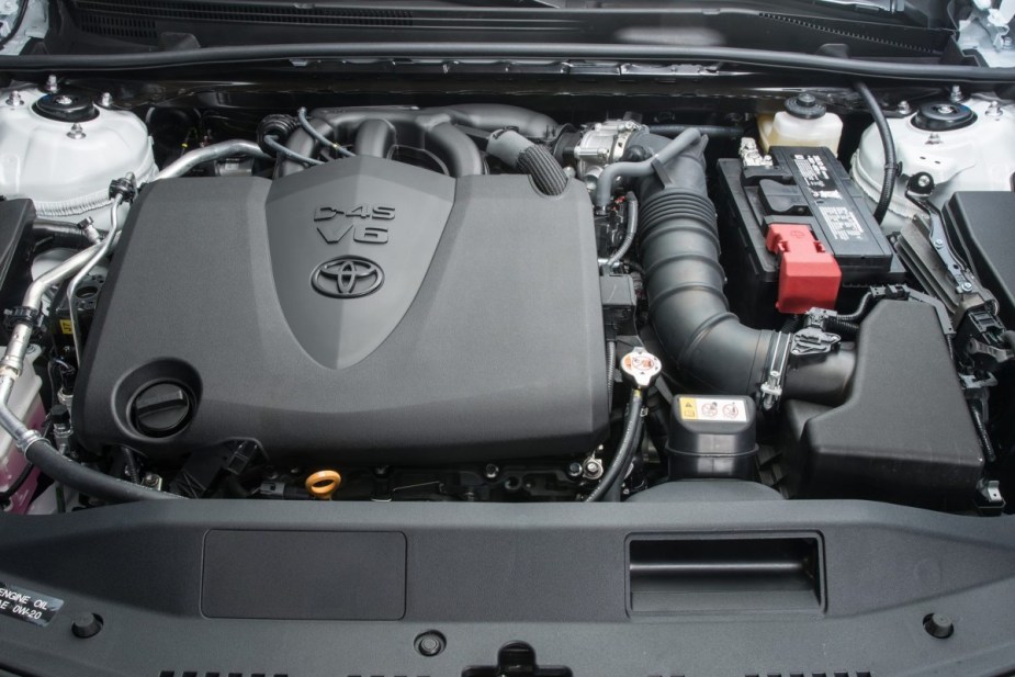 V-6 engine in 2023 Toyota Camry, only new non-luxury midsize sedan to offer one