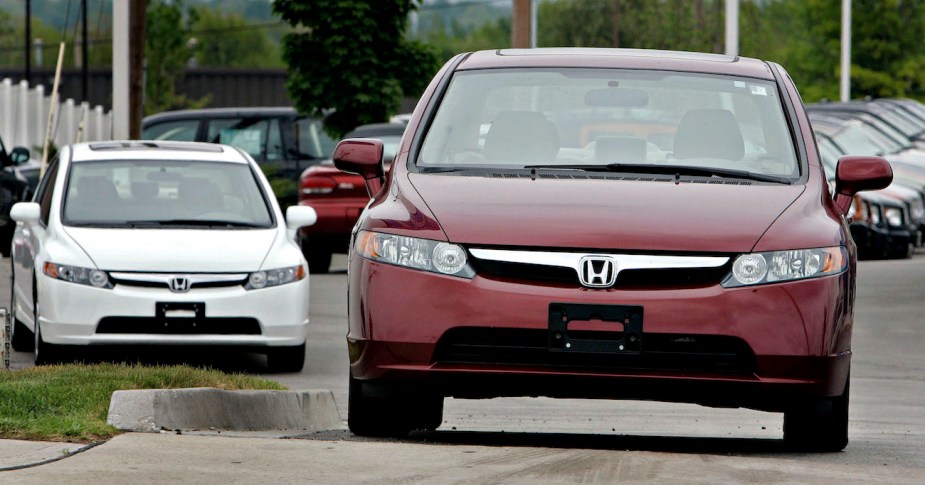 A couple of 2006 Honda Civics