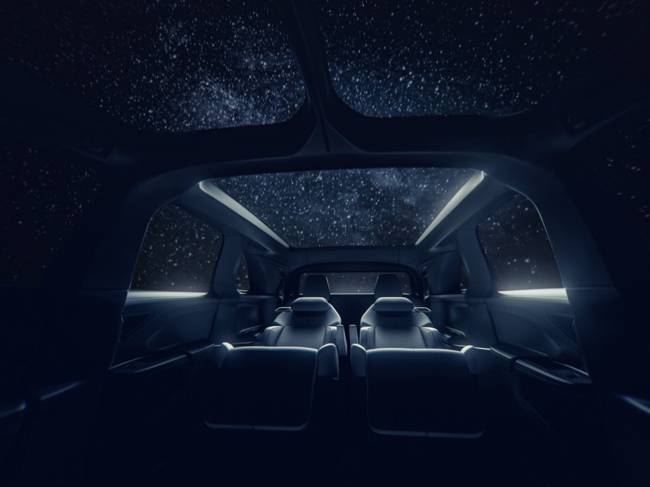 Interior of the Lucid Gravity SUV