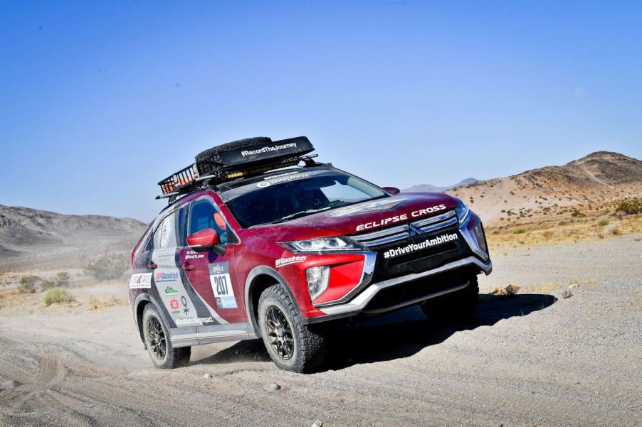 Rebelle Rally Eclipse cross on dirt